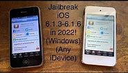 iOS 6.1.3-6.1.6 Jailbreak Tutorial (Windows) (Working in 2024)
