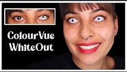 ColourVue White WhiteOut Colored Contact Lenses | Halloween FX Contacts