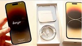 iPhone iPhone 14 Pro Unboxing! (Gold)