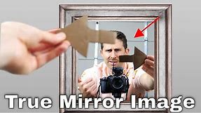 How Does a Non-Reversing Mirror Work?