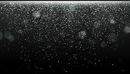 Glowing Silver Dust Particles Background Looped Animation with Bokeh | Free HD Version Footage