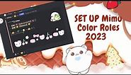 How to Set up Color Roles with Mimu | 2023