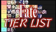 Fate/Stay Night, Zero, & Apocrypha Servant Tier List