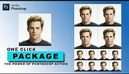 HOW TO SETUP PACKAGE ACTION IN PHOTOSHOP | 2X2 & 1X1 PACKAGE