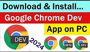How to Download and Install Chrome Dev in Windows PC | How to install Dev tools on Chrome | #dev