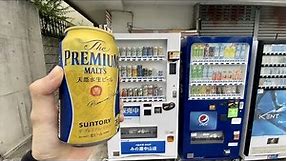 Alcohol Beverages Vending Machine in Japan