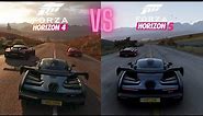 Forza Horizon 4 VS Forza Horizon 5 | Direct comparison | ✨10-Year Anniversary✨ Origins Story | XSX🎮