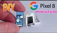 Mini Google Pixel 8 Smartphone how to make Miniature for DollHouse