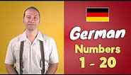 Learn German Numbers 1-20 | German 1 to 20