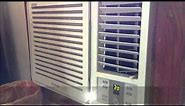2009 Samsung 18,000 BTU window air conditioner startup and run