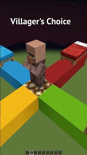Minecraft Villager's Choice…🤯(World's Smallest Violin) #minecraft #shorts