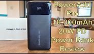 PowerAdd Pro 10,000mAh 20W PD Power Bank Review