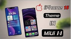 Ios 17 Launcher For Android | Miui 14 Theme Whith Dynamic Look Screen | IPhone 15 Theme For Miui 14