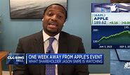 Apple's new iPhone release isn't likely to push stock above 52-week high, says Odyssey's Jason Snipe
