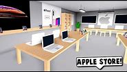 I MADE AN APPLE STORE IN MY MALL ON BLOXBURG! (Roblox)