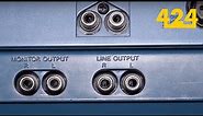 RCA INPUTS AND OUTPUTS EXPLAINED: 4-track Cassette Recorder | 424recording.com