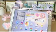 How to customize your iPad Home Screen ✨💜💖 ꒰ Widgets+Wallpaper ꒱