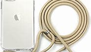 Original Clear Lanyard Case with Strap for iPhone (iPhone 12, Natural (Beige))