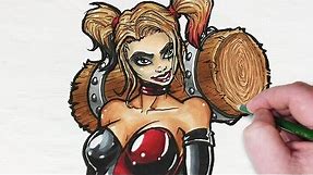 Let's Draw Harley Quinn!