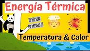 ENERGÍA TÉRMICA 🔥| TEMPERATURA y CALOR 🧪[Definición y Diferencias]