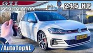 2019 VW Golf GTI Performance REVIEW POV Test Drive on AUTOBAHN & ROAD by AutoTopNL