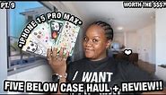 iPhone 15 Pro Max📱Five Below [ MINI ] Case Haul + Review! PT.9! 📦*FALL EDITION* | WORTH THE $$$?✨