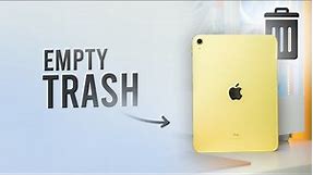How to Empty Trash on iPad (explained)