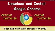Download and Install google chrome for free |Chrome Web browser