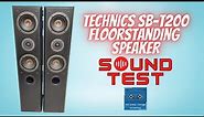 Technics SB-T200 Floor-standing Speaker Sound Test