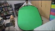 HOW to Fold Portable Green Screen/Blue Screen