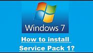 How to Download & Install Windows 7 Service Pack 1 (Quick Method)