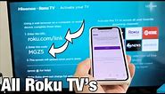 Roku TV's: Enter the Link & Code to Activate your TV