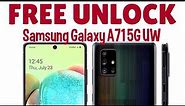 How to Unlock Samsung Galaxy A71 5G For FREE- ANY Country and Carrier (AT&T, T-mobile etc.)