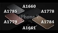 iPhone 7 Model Numbers Explained
