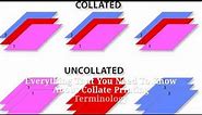 Collate Printing Terminology | Collated and Un-collatted Explained