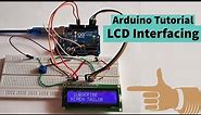 LCD Interfacing & Programming with Arduino