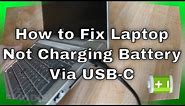 How to Fix Laptop Not Charging Battery Via USB-C - HP EliteBook 830/840/850 G5/G6/G7 Common Solution