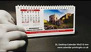 DL Desktop Calendar for the year 2019
