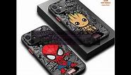 1005005837772830 Cartoon Marvel Spiderman Groot Phone Case for Apple iPhone 15 Pro Max