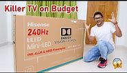 Killer 240Hz 4K TV on Budget.. Hisense U7K Unboxing 🤯 Paisa Vasool !!