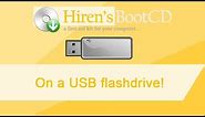 Create a Hiren's Boot CD USB Flashdrive (1080p)