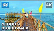 [4K] Cloud 9 Boardwalk & Surfing Area in Siargao Island, Philippines 🇵🇭 Walking Tour & Travel Guide