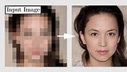This AI Turns Pixel Faces Into 'Photos'