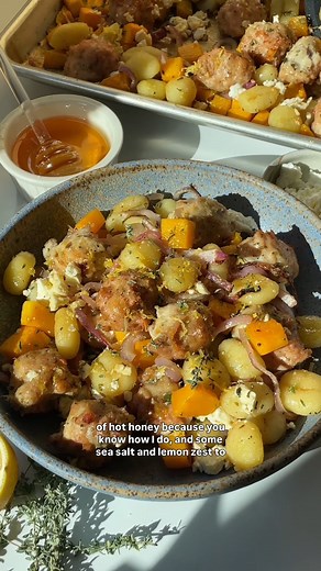 this sheet pan gnocchi with butternut squash never gets old! https://www.ambitiouskitchen.com/sheet-pan-butternut-squash-gnocchi/ #30minutemeals | Ambitious Kitchen