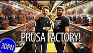 Prusa Factory Tour! Print Farm / Prusament / SL1 / MK3S / Prusa Lab!