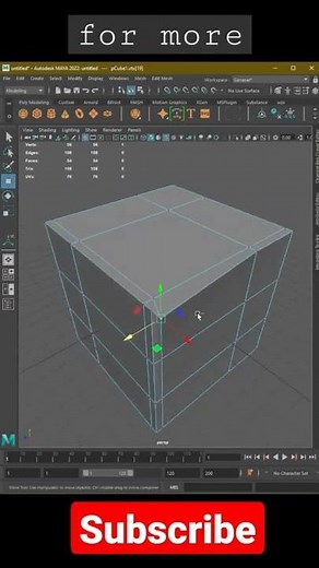 Maya 3D Modeling Basics - Edge Slide Transform Constraint