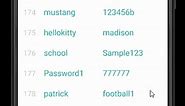 The most popular passwords. Part 2