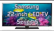 Samsung 22" LED F5000 unboxing