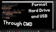 How to format external hard drive cmd windows 10/11