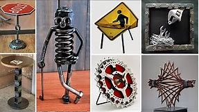 75 DIY Scrap / Junk / Rusted Metal Project Ideas / Fun Metal Projects For Beginners